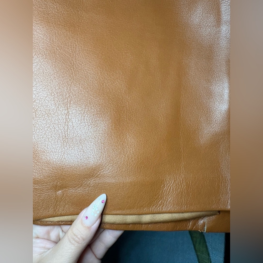 Cache Camel Leather Jacket - Picture 2 of 5